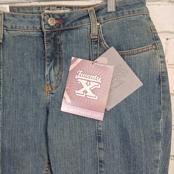WOMENS HOUSTON LOWEST RISE TWENTY X JEANS, SLIM FIT BOOT CUT, SIZE 11/12 NWT - Picture 7 of 12